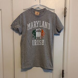 Gildan “Maryland Irish” Gray Heavy Cotton T-Shirt